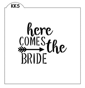 Here Comes The Bride Stencil
