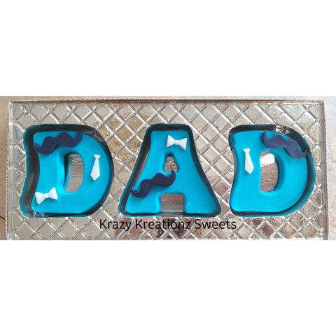 Mustache & Tie Dad Chocolate Box