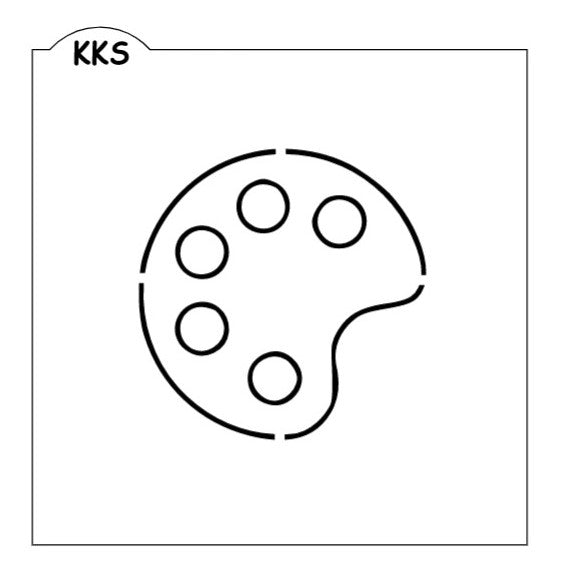 Paint Your Own Cookie Paint Palette Stencil Krazy Kreationz Sweets